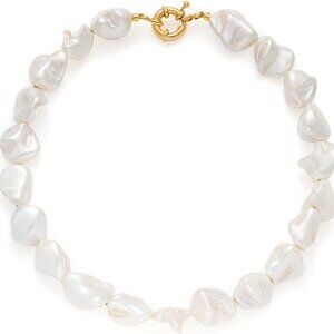 Shell Necklace Women White Chunky Shell Summer Beach Jewelry Ocean Style